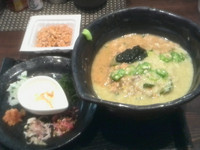 「（限定）味噌冷やし￥８５０＋納豆￥３０」@麺や 蒼 AOIの写真