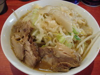 「小ラーメン（ニンニク・アブラ）650円」@ラーメン二郎 会津若松駅前店の写真