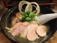 「塩ミックスらーめん＋節オイル」@らーめん専門 和海の写真