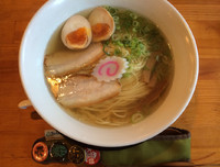 「和風中華そば 塩味＋味玉」@GAGA 中村商店の写真