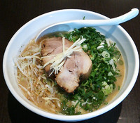 「（限定）俺のネギ味噌。￥８００」@スタミナラーメン 馬しゃ屋の写真