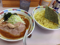 「ねぎつけめん 大盛」@◯つばき食堂の写真