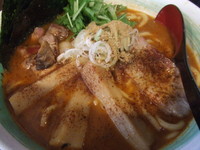 「うまっ辛らぁめん　９５０円」@自家製麺 麺屋 利八の写真