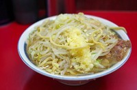 「ラーメン(ニンニク・アブラ)500円」@ラーメン二郎 目黒店の写真