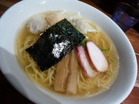 「特製ワンタン麺ハーフ(白だし)」@八雲の写真