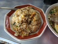 「チャーハンと塩ラーメン(¥780)」@満腹亭の写真