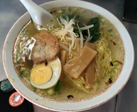 「チャーハンと塩ラーメン（￥780）」@満腹亭の写真