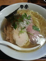 「【期間限定】土佐の鯛そば￥850＋〆のミニ鯛茶漬け￥50」@中華そば 田家 本店の写真