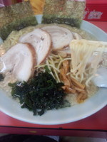 「ネギチャーシュー（カタメ・アブラ多め）790円」@ラーメンショップ 下大野店の写真