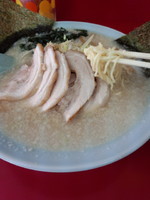 「ネギチャーシューメン（カタメ・アブラ多め）840円」@ラーメンショップ 境店の写真