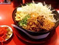 「まぜそば 大盛 842円」@ジパング軒の写真