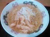 「白えび塩ラーメン ¥500」@道の駅 新湊 テイクアウトコーナーの写真