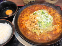 「汁あり油そば 燃えよドラゴン」@濃厚豚骨ラーメン 竹三郎の写真