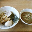 つけ麺半盛り＋煮卵(800円)
