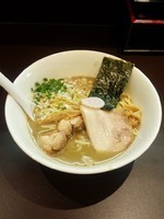 「【限定】濃厚にぼしゃもそば＋和え玉（小）」@おおぜき中華そば店の写真