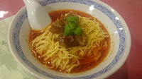 「四川牛肉麺」@四川菜館 小洞天の写真