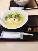 「鶏 白湯SOBA並（880円）」@銀座 篝 ラゾーナ川崎プラザ店の写真