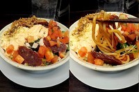 「混ぜ ピザソバ800円＋チーズ100円」@丸直の写真