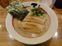 「石田煮干ダブル」@濃厚煮干とんこつラーメン 石田てっぺい 枚方店の写真