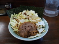 「豚骨醤油ラーメン＋キャベチャ」@横浜家系ラーメン 藤家の写真