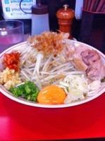 「まぜそば」@用心棒 本号の写真