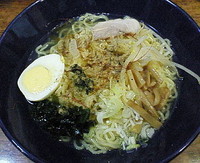 「冷しらーめん　８００円」@らーめん 八坪屋の写真