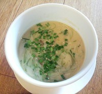 「つけ麺（塩パイタン味）660円」@麺家かぐら 西バイパス店の写真