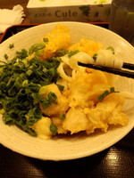 「とり天ぶっかけ（冷）420円」@おにやんま 新橋店の写真