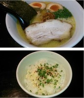 「【限定】鶏出汁カレーらーめん（飯割付き） ￥780」@麺屋しゅうの写真