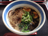 「豚骨ラーメン焦がしニンニク」@麺屋あらき竈の番人 東金店の写真