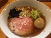 「【限定】純にぼしそば750円、たこわさ茶飯150円」@麺処 門つるの写真