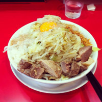 「まぜそばミドル全マシ」@継承 あっ晴れ 大府店の写真