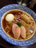 「【nijiの日限定】芳純鴨そば 熟成濃厚味玉付き￥1000」@麺処 ほん田 nijiの写真