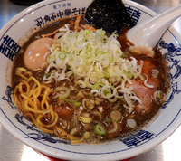 「モー烈煮干しそば（食数限定）＋味玉＋ネギ（960円）」@東京神田 角中中華そば店 幡ヶ谷店の写真