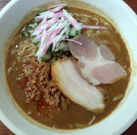 「煮干しカレー拉麺 EVO(平打ち麺）」@良温(Ra-on)の写真