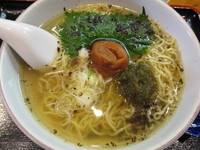 「うめしそらーめん　「720円」」@麺ぽーかろぅの写真