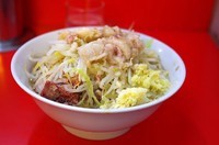「ラーメン(ニンニク・アブラ・しょうが)680円」@ラーメン二郎 松戸駅前店の写真