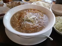 「酸辣湯麺のセット」@バーミヤン 尾久店の写真