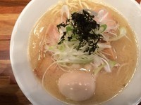 「味玉らーめん銀ダラ搾り 880円」@鮮魚らーめん 五ノ神水産の写真