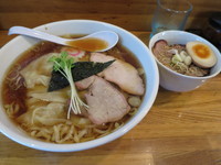 「ワンタンめんランチセット（焼豚ごはん） 950円」@白河手打ち中華 孫市の写真