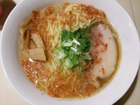 「塩らーめん（エビ、硬め）＋大盛り」@麺処 えんの写真