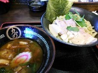 「【限定】秋刀魚香るつけ麺（並）850円」@煮干 丸めの写真