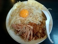 「まぜそば」@麺とび六方 茅野店の写真