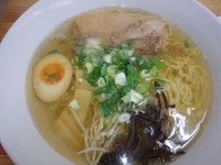 「あさりラーメン(650円)Ａセット(半チャーハン)(300円」@瀬戸内ラーメン 大島の写真