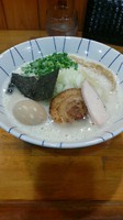 「【限定】阿波尾鶏白湯　730円」@麺屋 むじゃきの写真