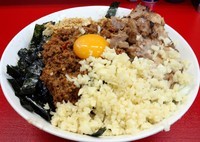 「台湾まぜそば(780円麺300g)炙り豚(150円)」@豚男 -BUTAMEN-の写真