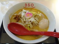 「味玉3SOラーメン:M（850円）＋炙りチーズ（100円）」@RA-MEN 3SOの写真