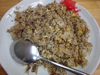 「あさりラーメン(650円)Ａセット(半チャーハン)(300円」@瀬戸内ラーメン 大島の写真