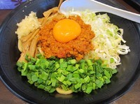 「限定　台湾まぜそば中盛（７５０円）」@麺屋 天海の写真