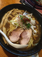 「【期間限定】和風カレーそば￥750＋ライス￥100」@麺屋 鶏口の写真